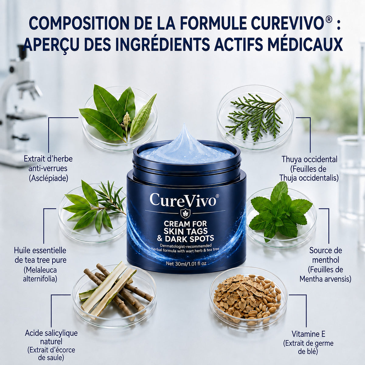 🏆𝗖𝘂𝗿𝗲𝗩𝗶𝘃𝗼® 𝗖𝗿è𝗺𝗲 𝗔𝗻𝘁𝗶-𝗔𝗰𝗿𝗼𝗰𝗵𝗼𝗿𝗱𝗼𝗻𝘀 𝗲𝘁 𝗧𝗮𝗰𝗵𝗲𝘀 𝟳 𝗝𝗼𝘂𝗿𝘀 (𝗙𝗼𝗿𝗺𝘂𝗹𝗲 𝗜𝗻𝗱𝗼𝗹𝗼𝗿𝗲 – 𝗦𝗮𝗻𝘀 𝗖𝗶𝗰𝗮𝘁𝗿𝗶𝗰𝗲𝘀)🤗