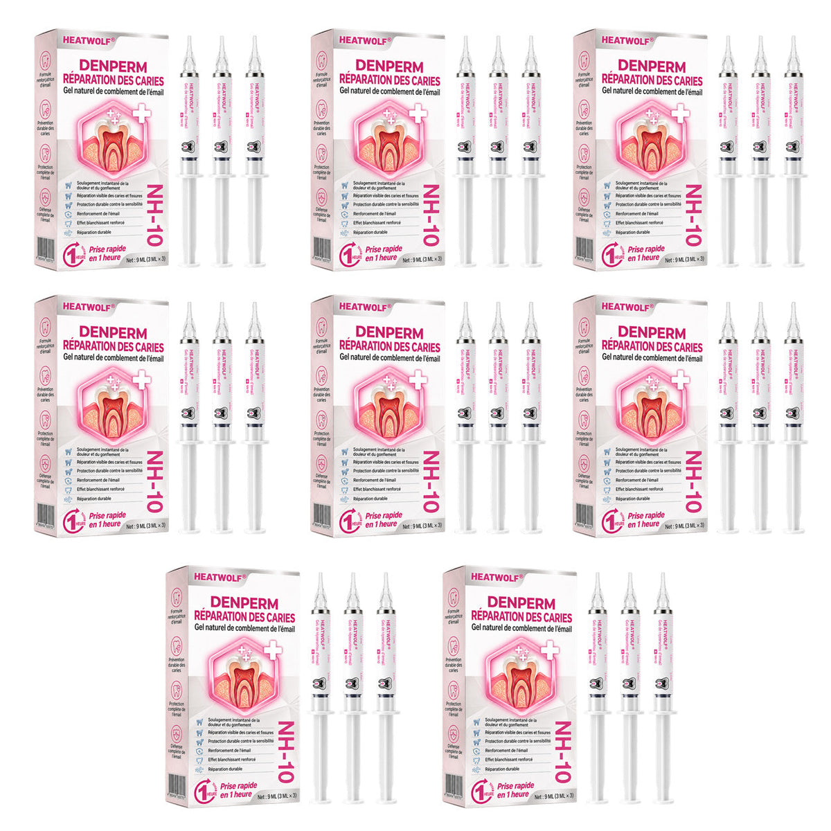 HEATWOLF® DenPerm – Gel naturel d’émail dentaire pour le traitement des caries (Copie)