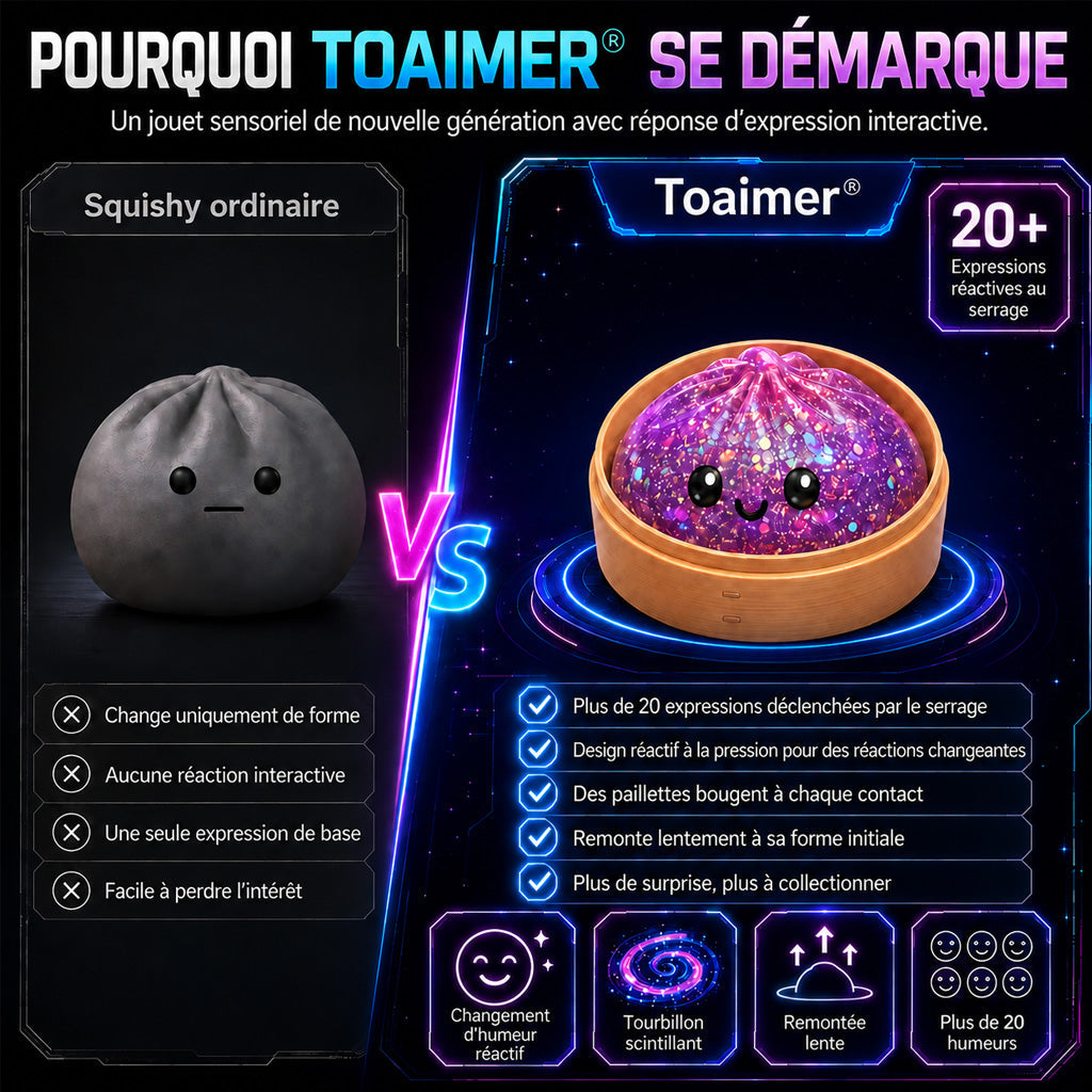 🚨 DERNIER JOUR : ÉCONOMISEZ 50 % ! 丨 Toaimer® Boule anti‑stress magique en forme de ravioli à transformer🥟🔥🔥🔥