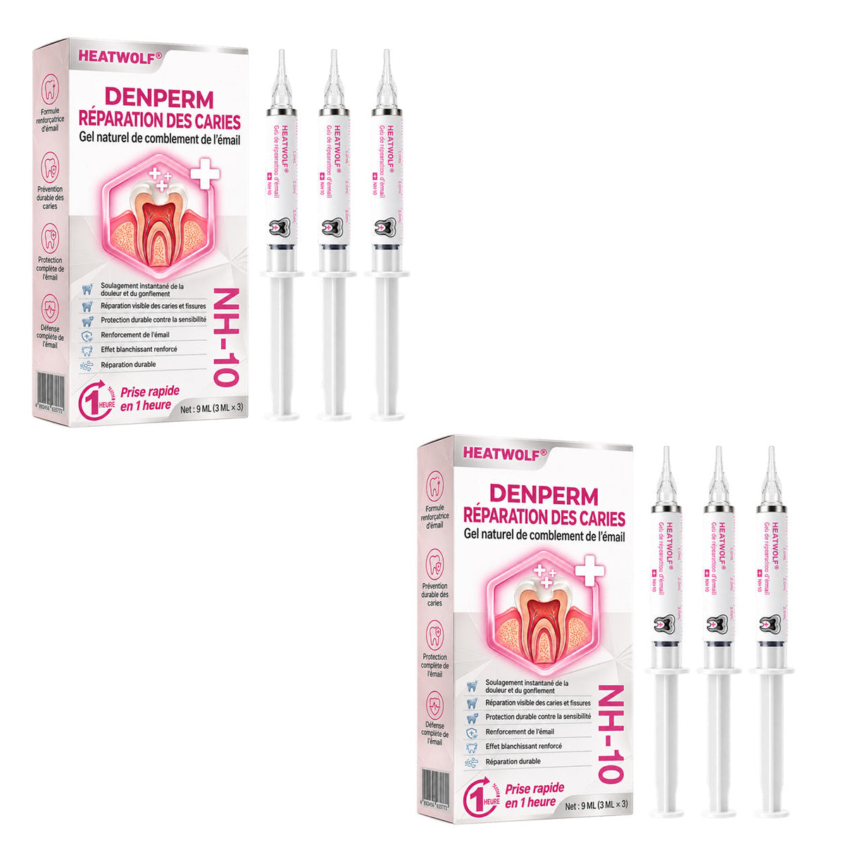 HEATWOLF® DenPerm – Gel naturel d’émail dentaire pour le traitement des caries (Copie)