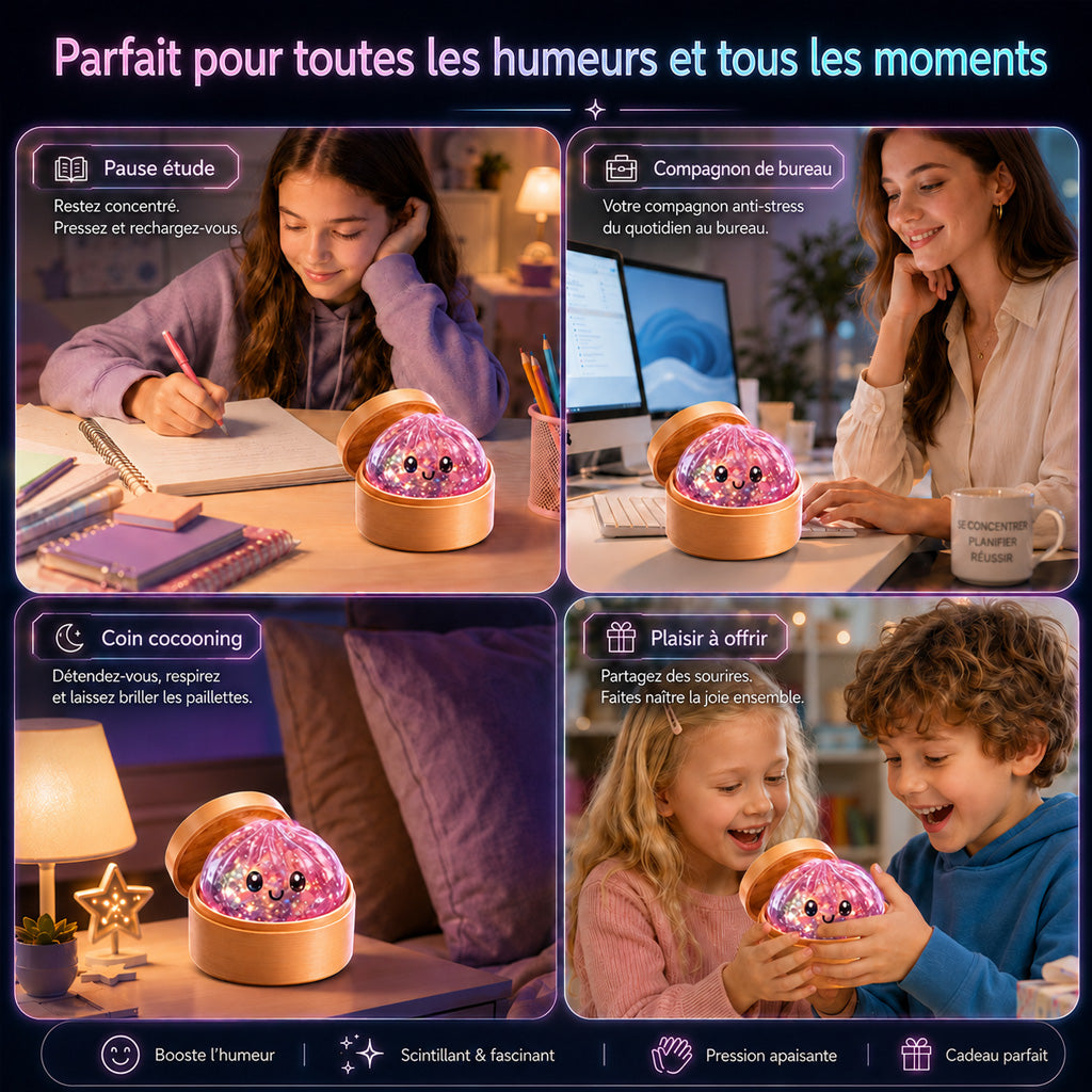 🚨 DERNIER JOUR : ÉCONOMISEZ 50 % ! 丨 Toaimer® Boule anti‑stress magique en forme de ravioli à transformer🥟🔥🔥🔥