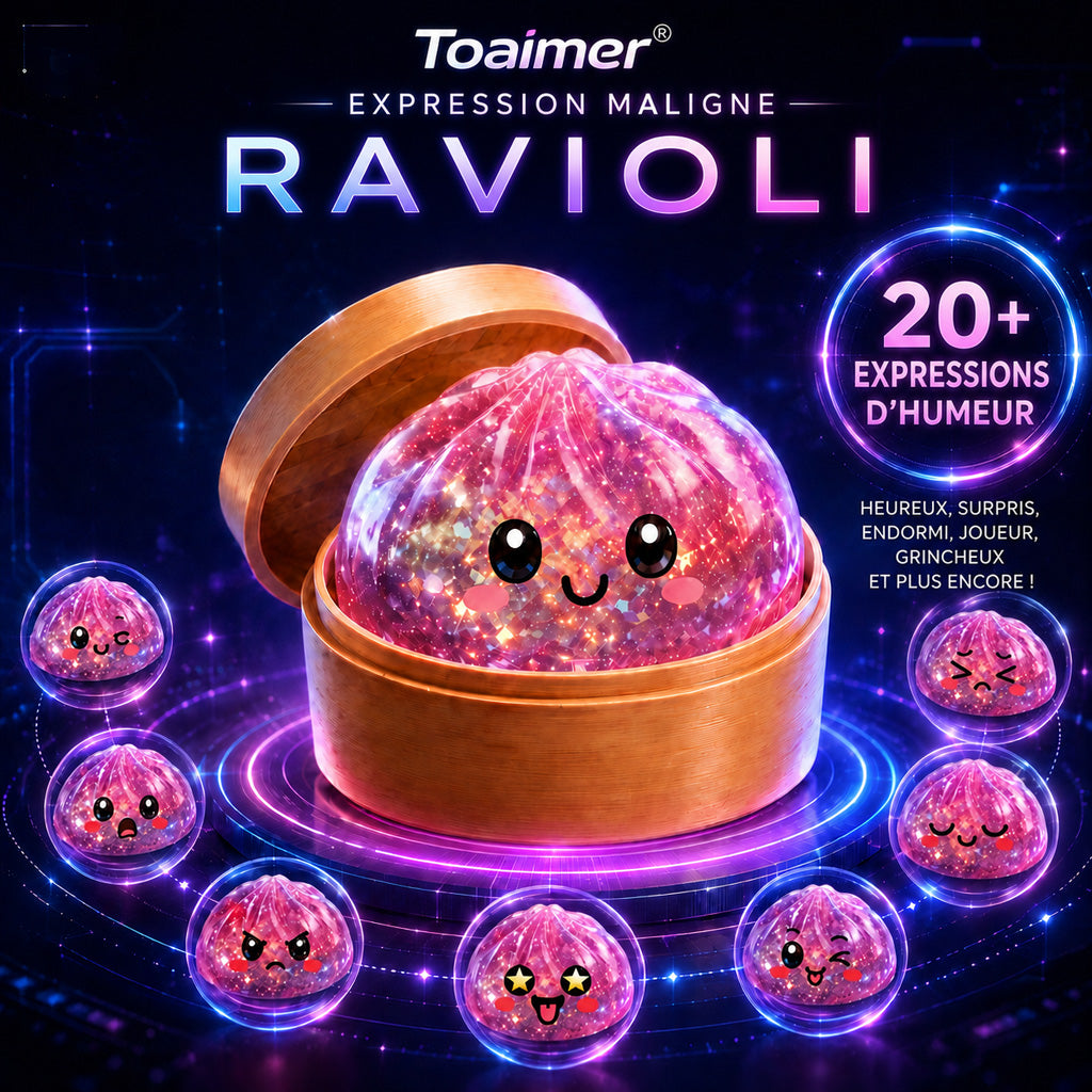 🚨 DERNIER JOUR : ÉCONOMISEZ 50 % ! 丨 Toaimer® Boule anti‑stress magique en forme de ravioli à transformer🥟🔥🔥🔥