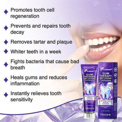 Creawel® VioCore Bee Venom Dental Treatment Toothpaste🔥