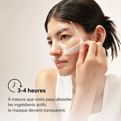 4Pcs/Box Absorbable Bio-Collagen Real Deep Mask Night Moisturizing Mask Firming Nourish Brightening Moisturizing Skin Care