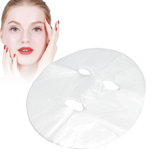 100pcs Facial Mask DIY Preservative Film Disposable Prevent Evaporation Moisture Retention Face Mask Wrapped Paper